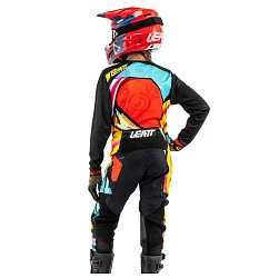 Leatt 3.5 Ride Kit Junior 2025 Carnival комплект подростковый, мотоштаны + джерси