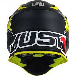 Just1 J38 Rockstar шлем кроссовый, желто-черный