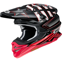 Shoei VFX-WR Grant 3 TC-1 шлем кроссовый, красно-бело-черный