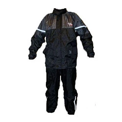 Vega дождевик раздельный (куртка+штаны), черно-серый