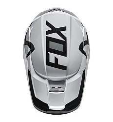Fox Racing V1 Lux 2022 Black/White шлем кроссовый