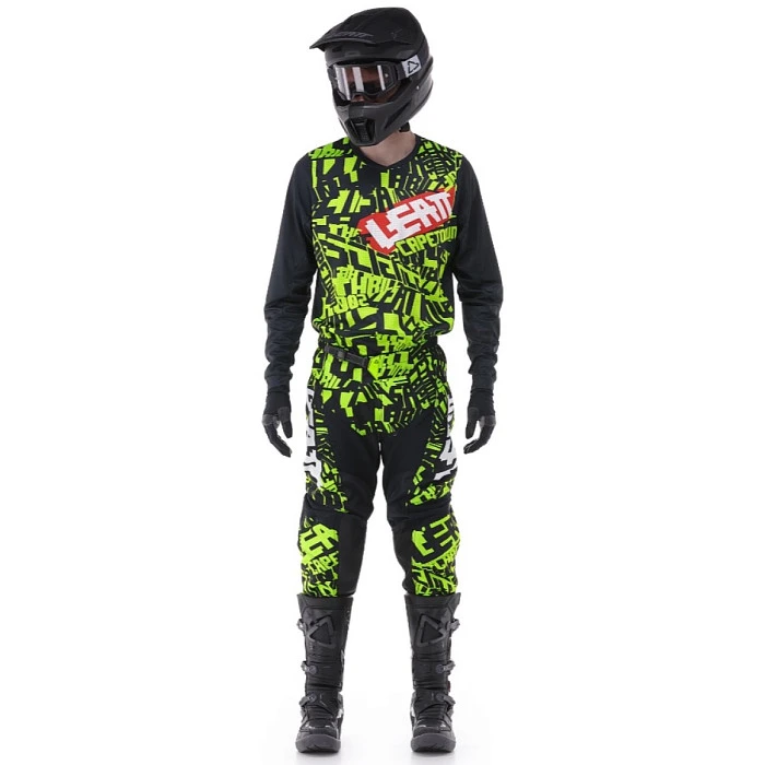 Leatt 3.5 Ride Kit 2024 Lime комплект мотоштаны + джерси