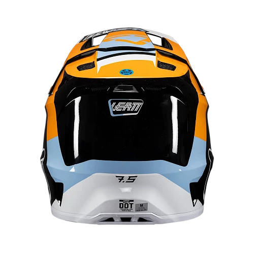 Leatt Kit Moto 7.5 V25 Orange шлем кроссовый + Velocity 4.5 мотоочки, оранжевый