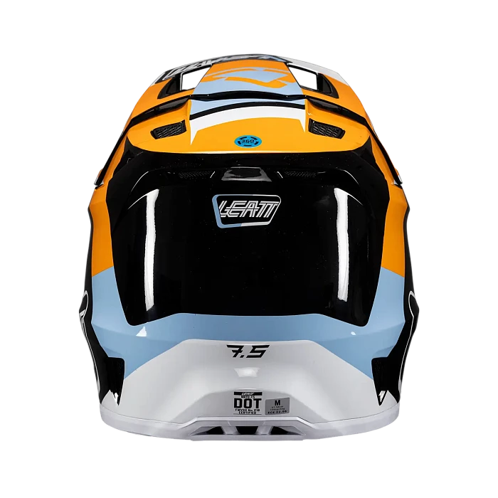 Leatt Kit Moto 7.5 V25 Orange шлем кроссовый + Velocity 4.5 мотоочки, оранжевый