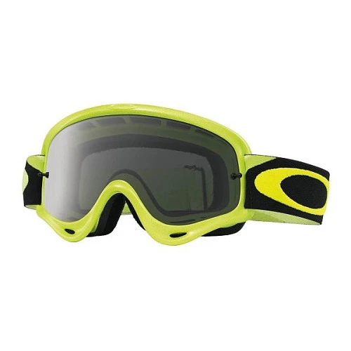 Oakley O-Frame Solid Hi-Viz мотоочки, желтый, темно-серая линза