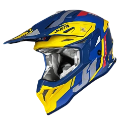 Just1 J39 Reactor Yellow-Blue шлем кроссовый