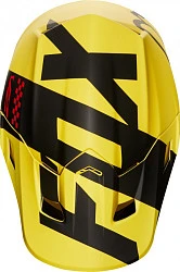 Fox Racing V2 Mastar 2018 шлем кроссовый, желтый