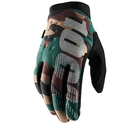 100% Brisker Camo/Black мотоперчатки