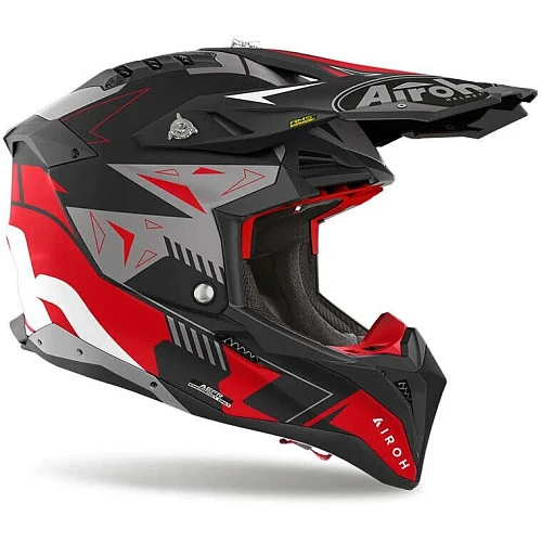 Airoh Aviator 3 Spin Red Matt шлем внедорожный, красный матовый