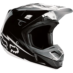 Fox Racing V2 Giant шлем кроссовый, черно-белый