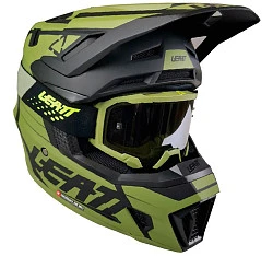 Leatt Kit Moto 7.5 V22 Cactus шлем кроссовый + Velocity 4.5 мотоочки
