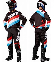 Shift Racing White Tarmac 2017 шлем кроссовый, черный