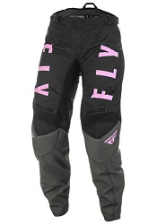 Fly Racing F-16 2022 мотоштаны женские, серо-черно-розовый