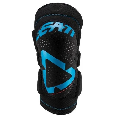 Leatt 3DF 5.0 Zip наколенники короткие, сине-черный