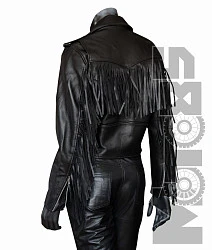 First L115FR Косуха кожаная женская с бахромой