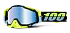 100% Racecraft Antigua Mirror Blue Lens мотоочки, черно-желтый, зеркальная синяя линза