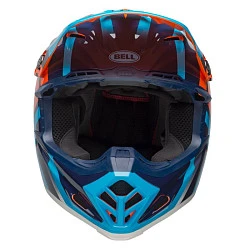 Bell Moto-9 Mips District шлем кроссовый, сине-оранжевый