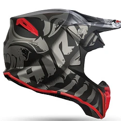 Airoh Twist Legend шлем внедорожный, черно-бело-красный