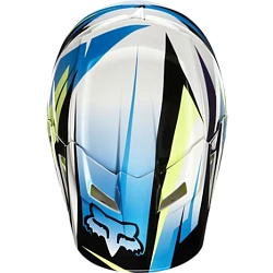 Fox Racing V1 Costa шлем кроссовый, желто-синий