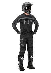 Fly Racing F-16 2020 джерси, черно-серый