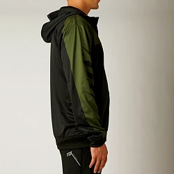 Fox Race Zip Fleece толстовка, черно-зеленый