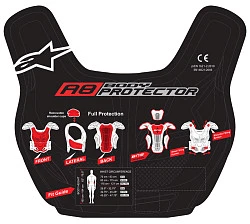 Alpinestars A-8 Chest Protection Vest for BNS панцирь, черный