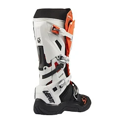 Leatt 5.5 FlexLock Evo White/Orange мотоботы, бело-оранжевый