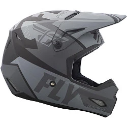 Fly Racing Elite Guild 2018 шлем кроссовый, серо-черный матовый