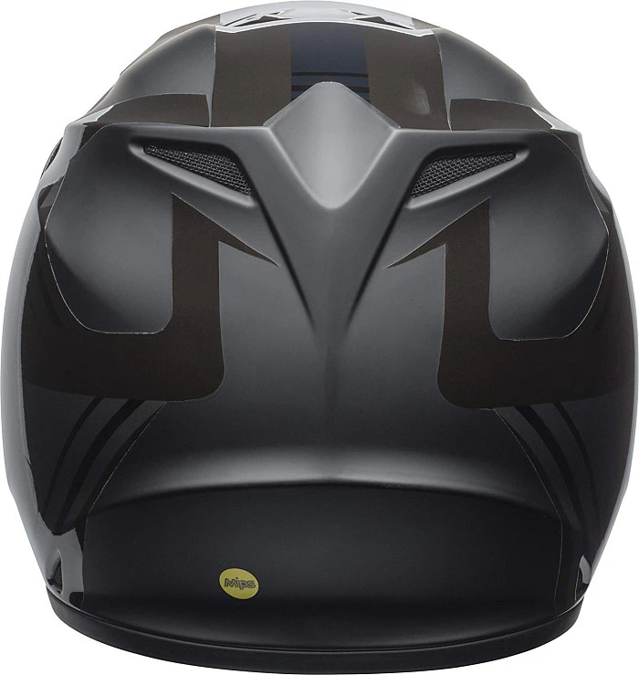 Bell MX-9 Mips Blkout Maradr шлем кроссовый, серо-черный