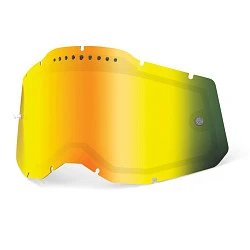 100% RC2/AC2/ST2 Replacement Lens Vented Dual Pane Mirror Gold линза