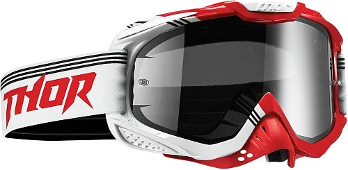 Thor S15 Ally Bend мотоочки, красно-белый