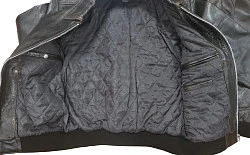 First M360BRT Бомбер без подкладки, кожа 1.5мм, коричневый S-3XL