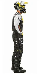 Fly Racing Kinetic Rockstar 2020 комплект, черно-белый