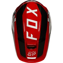 Fox Racing V1 Revn Flame Red шлем кроссовый