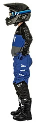Fly Racing F-16 2022 комплект подростковый, сине-серо-черный