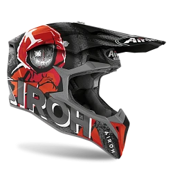 Airoh Wraap Alien Red Matt шлем внедорожный