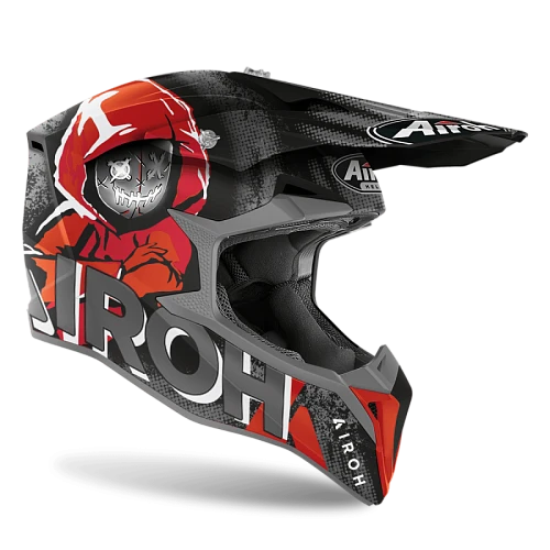 Airoh Wraap Alien Red Matt шлем внедорожный
