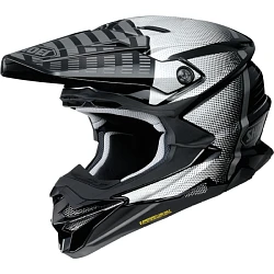 Shoei VFX-WR Blazon TC-5 шлем кроссовый, черно-белый