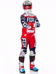 Fox Racing 180 Honda 2017 комплект, красно-бело-синий