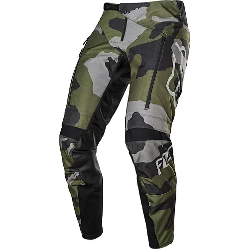 Fox Racing Legion Offroad Сamo мотоштаны, зеленый камуфляж
