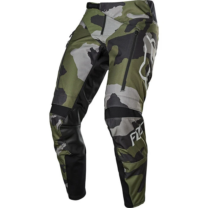 Fox Racing Legion Offroad Сamo мотоштаны, зеленый камуфляж