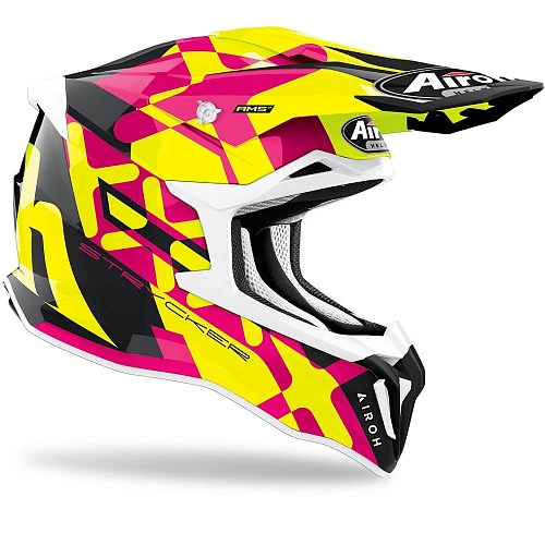 Airoh Strycker XXX Pink Gloss шлем внедорожный