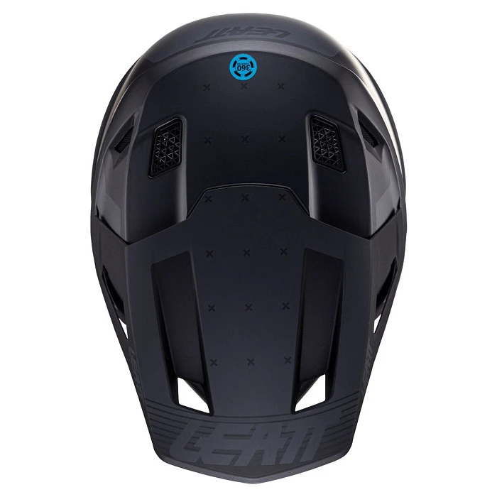 Leatt Kit Moto 7.5 V25 Stealth шлем кроссовый + Velocity 4.5 мотоочки