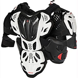 Alpinestars A-10 Full Chest Protector панцирь, бело-черный