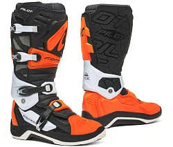 Forma Pilot Black/Orange/White мотоботы
