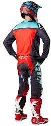 Fox Racing Flexair Seca комплект, серо-красный