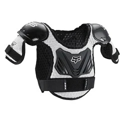 Fox PW1 Roost Deflector панцирь с плечами детский, черно-серебристый