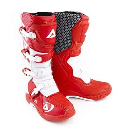 Ataki MX-001 мотоботы кроссовые, красно-белый