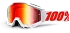 100% Accuri Skylar White/Mirror Red Lens мотоочки, бело-красный
