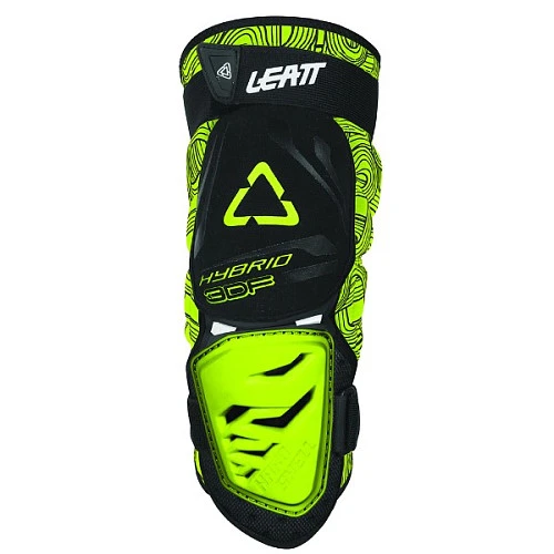 Leatt 3DF Hybrid наколенники, черно-салатовый